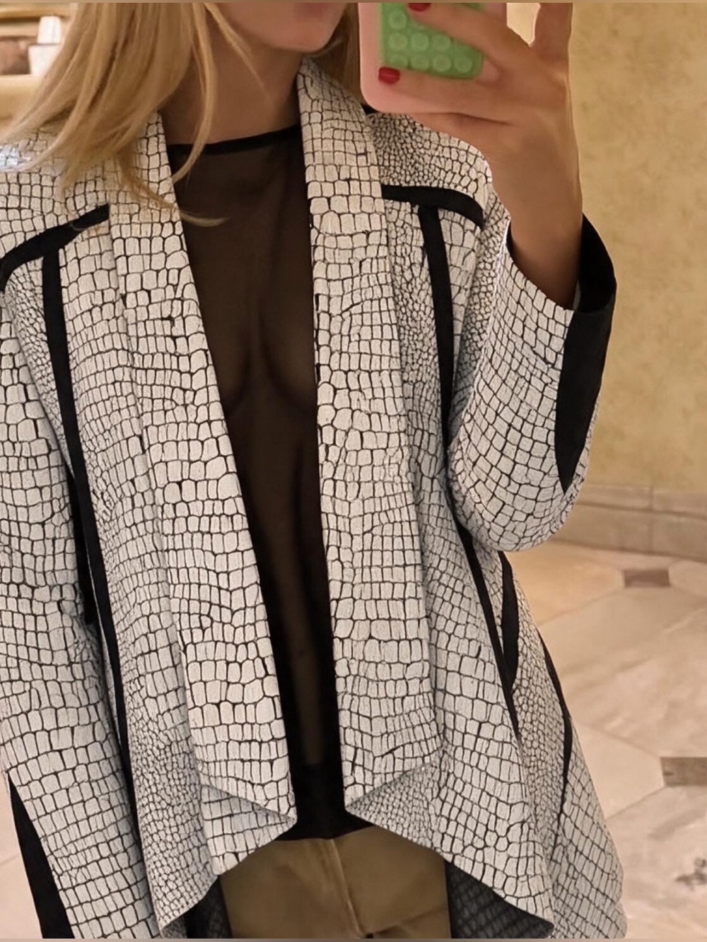 Alberto Makali mesh insert jacket